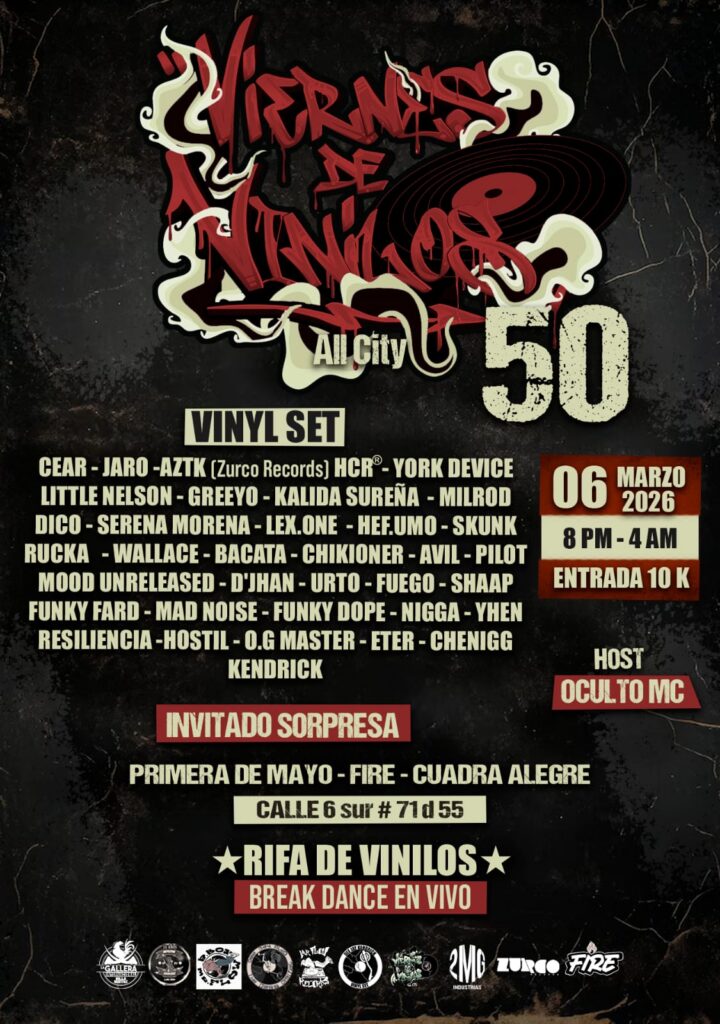 Evento de hoy viernes de vinilos edicion 50